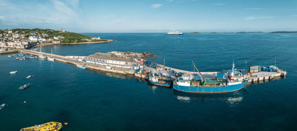 Gry Maritha moored on St Mary's Quay