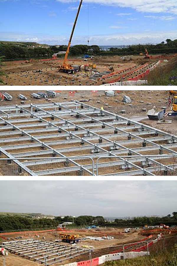 five island school construction site