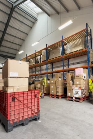 hayle warehouse storing freight deliveries