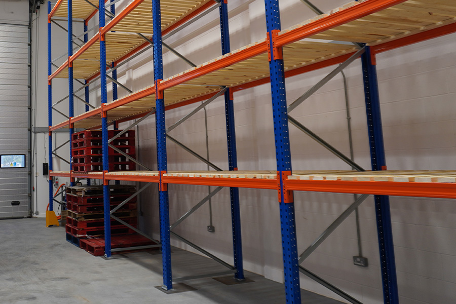 Isles of Scilly Freight Hayle warehouse new racking