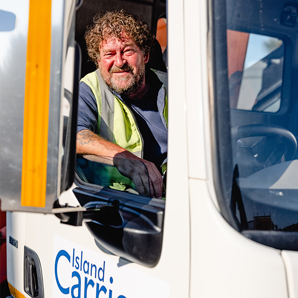 Island Carrier lorry driver