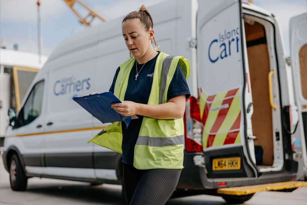 Kizzy Nicholls, Driver and Admin Assistant - Isles of Scilly Freight