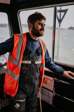 Lyonesse Lady skipper sailing the vessel
