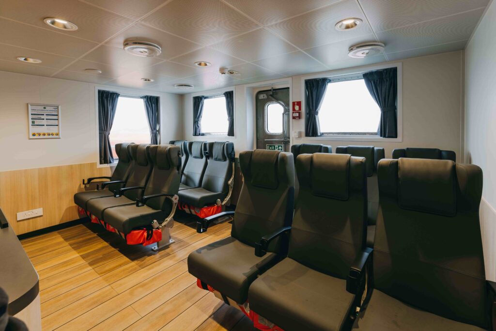 Passenger lounge on Menawethan