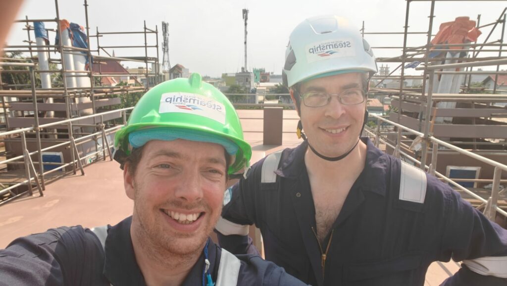 Tom Sexton and Luke Parnell on Scillonian IV