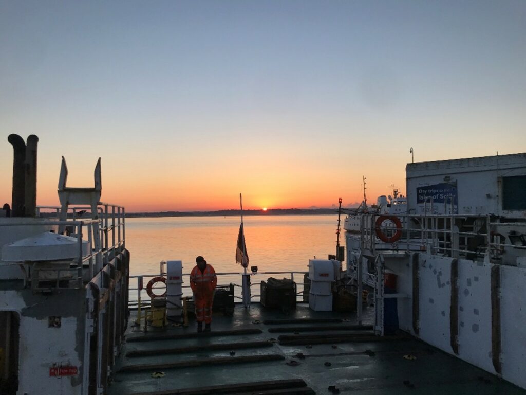 Sunrise view from Gry Maritha
