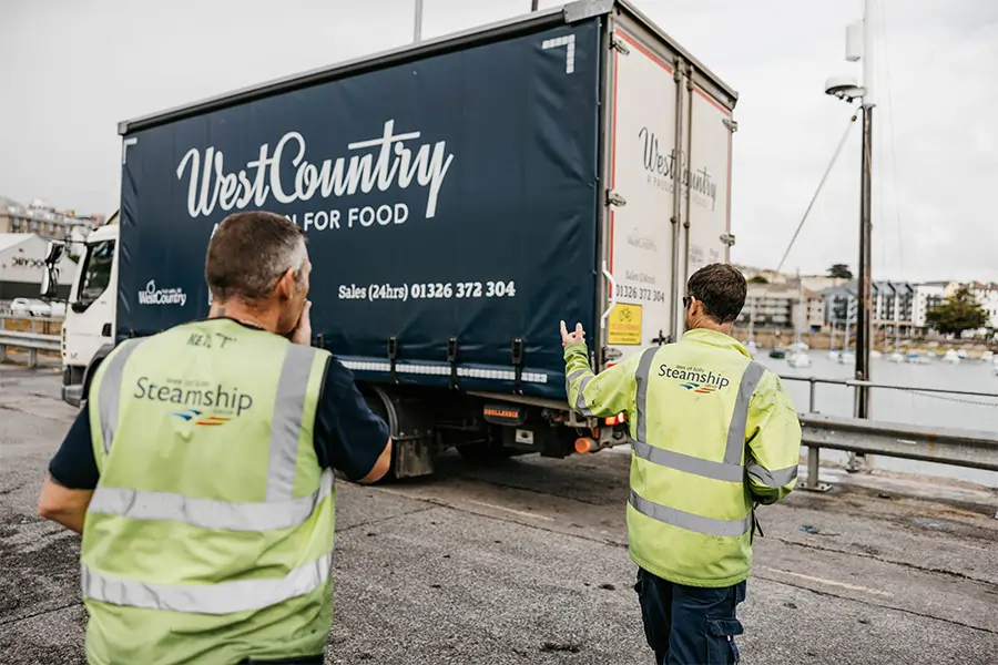 West Country Foods Delivery Lorry - Penzance - Isles of Scilly Freight